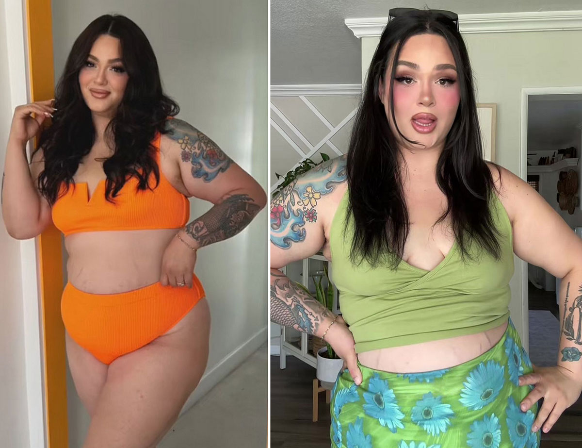 Cette femme aux courbes généreuses a l'intention de montrer ses courbes